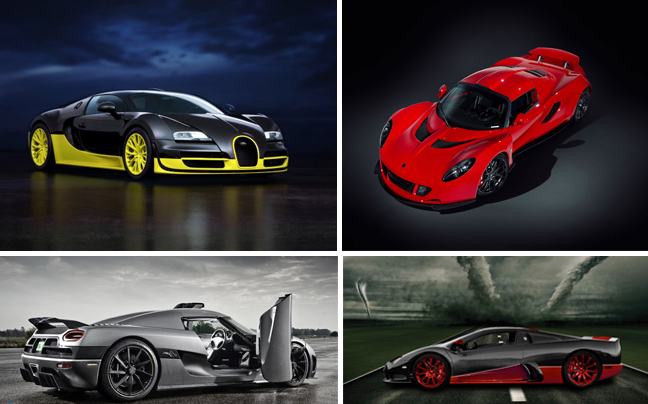 Τα γρηγορότερα αυτοκίνητα του κόσμου για το 2012