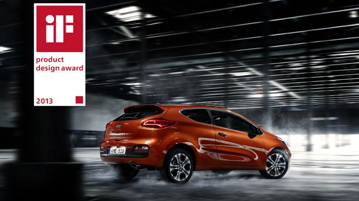 Βραβείο σχεδιασμού για το Kia pro ceed