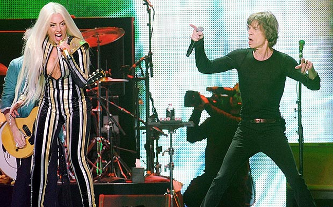 Lady Gaga και Rolling Stones μαζί στη σκηνή