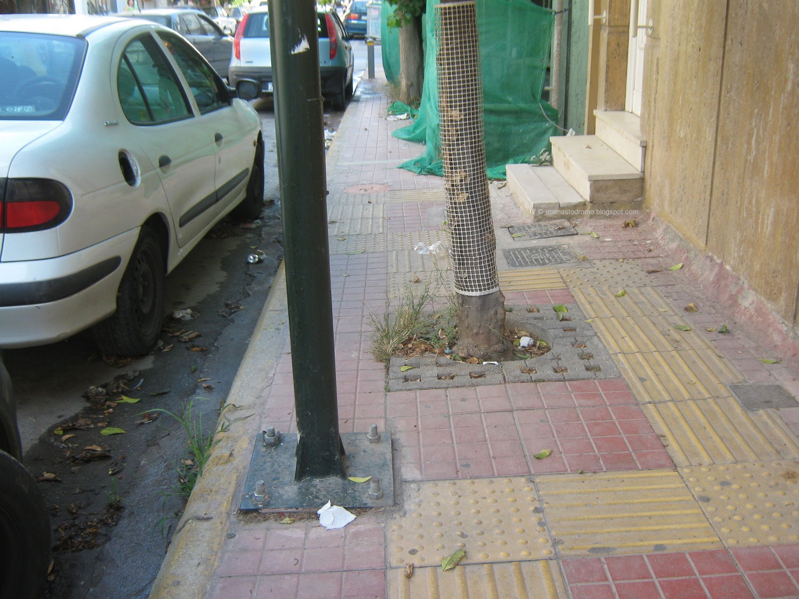 Πεζοδρόμια για τυφλούς made in Greece