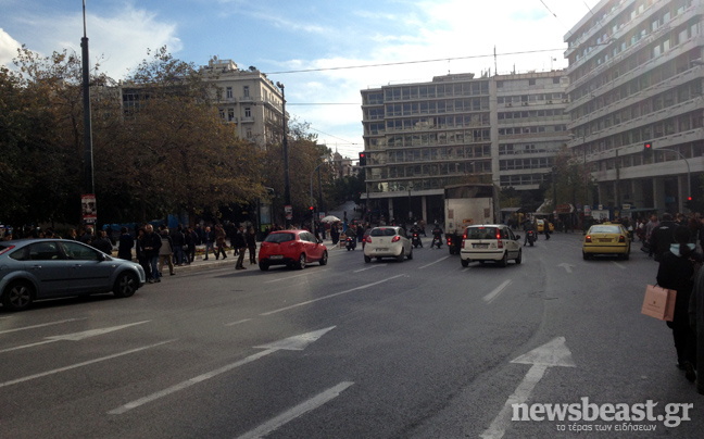 Κανονικά η κυκλοφορία στο κέντρο