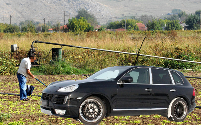 Αγρότες με Cayenne&#8230; αλλά με πενιχρό εισόδημα