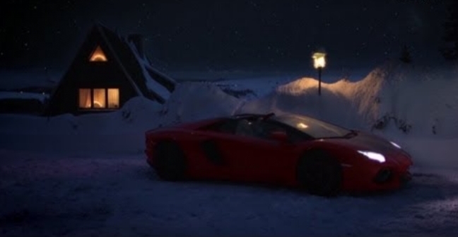 Ο Άγιος Βασίλης και&#8230; η Lamborghini του