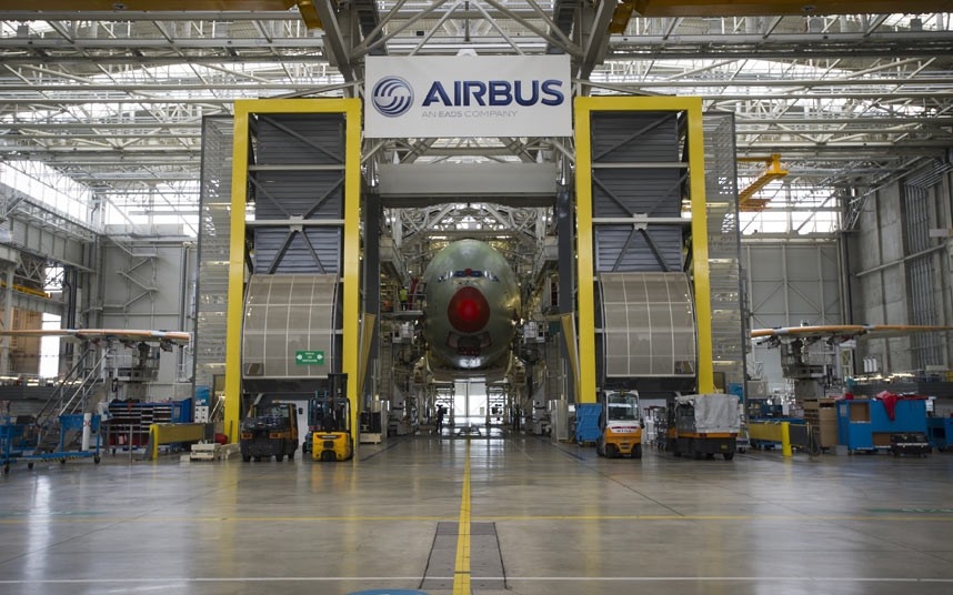 Στη γραμμή παραγωγής του Airbus Α380