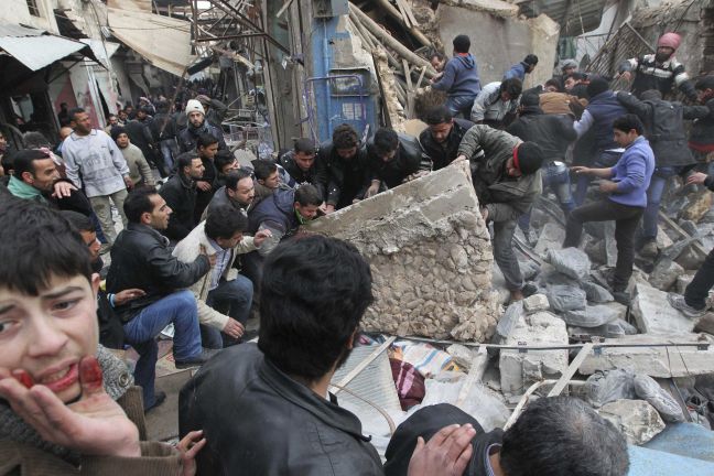 Στους 29 οι νεκροί από την επίθεση με πυραύλους στο Χαλέπι