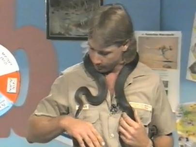 Τον δάγκωσε φίδι on air