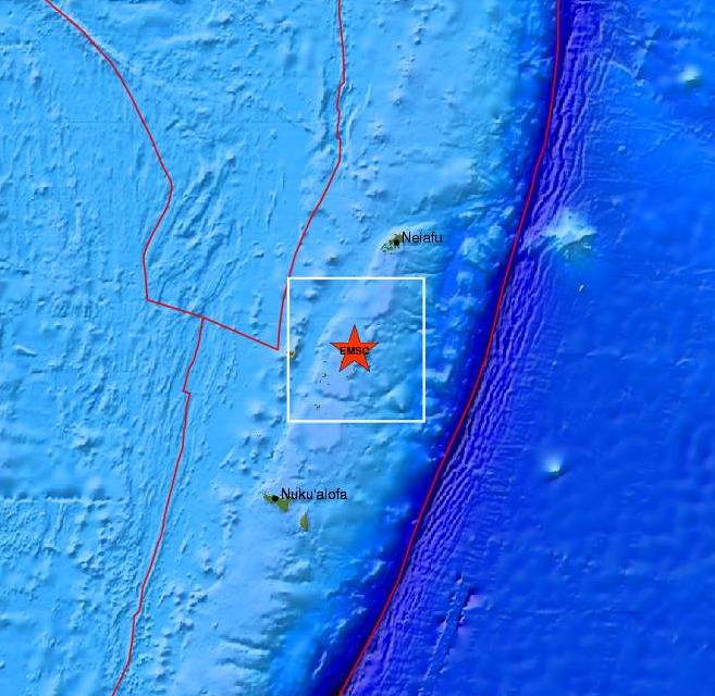 Σεισμός 5,7 Ρίχτερ στα νησιά Τόνγκα