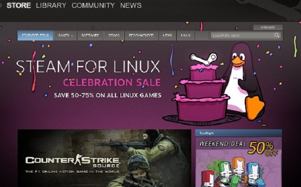 Η πλατφόρμα του Steam επίσημα και για Ubuntu
