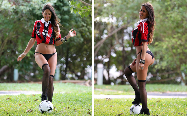 Η Claudia Romani… σκοράρει