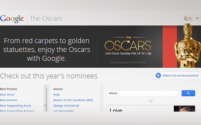 Η Google μπαίνει στο ρυθμό των Όσκαρ