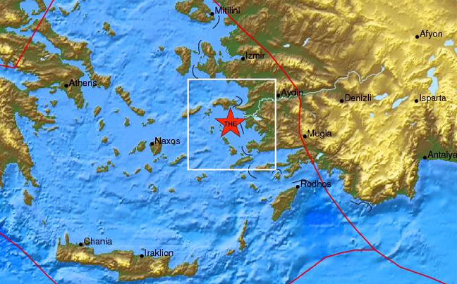 Σεισμός 4,5 Ρίχτερ στην Πάτμο