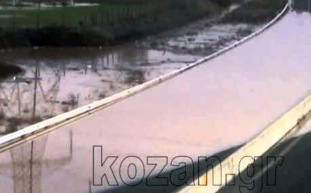 Βίντεο από την πλημμυρισμένη Εγνατία