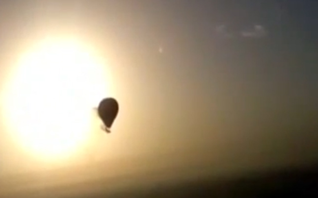 Το βίντεο της πτώσης του αερόστατου στην Αίγυπτο