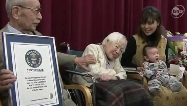 Από την Ιαπωνία η γηραιότερη γυναίκα στον κόσμο