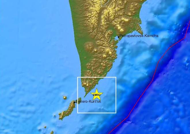 Σεισμός μεγέθους 6,9 βαθμών στη χερσόνησο Καμτσάτκα