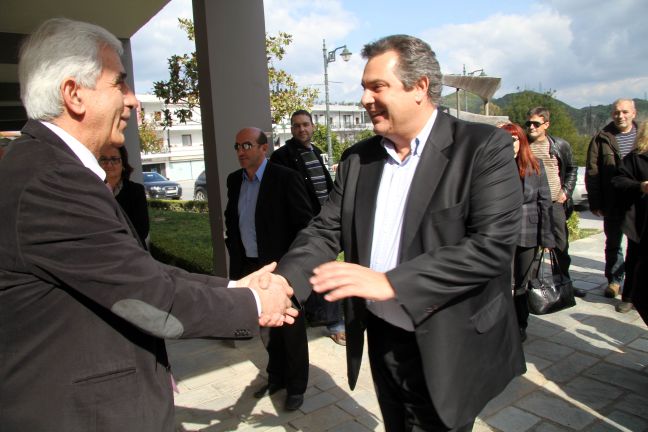 Στην Αρχαία Ολυμπία ο Πάνος Καμμένος
