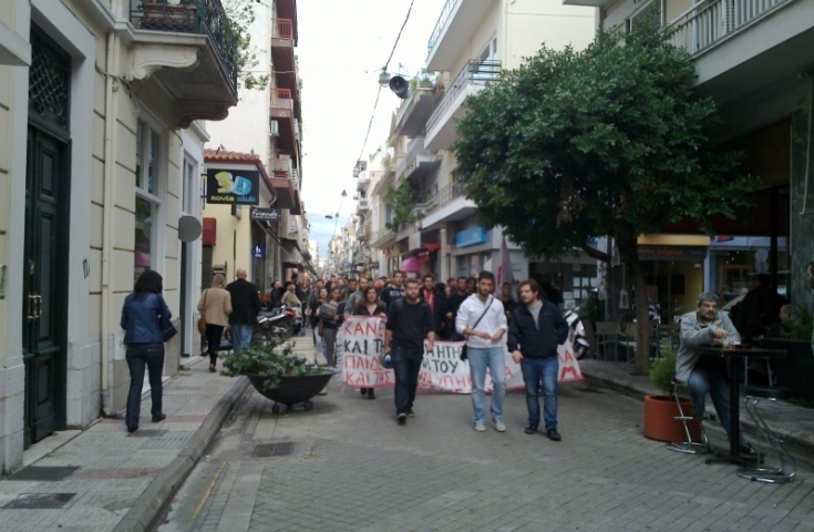 Διαδήλωσαν για την τραγωδία στη Λάρισα