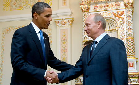 Άμεση εφαρμογή της συμφωνίας στην Ουκρανία ζητούν Ομπάμα- Πούτιν