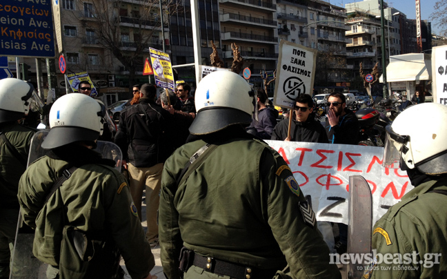 Συγκέντρωση κατά του Κασιδιάρη στο Εφετείο