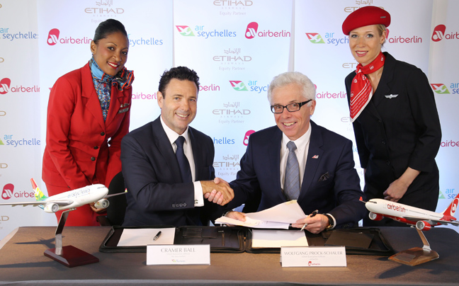 Ιστορική συνεργασία AirSeychelles και airberlin
