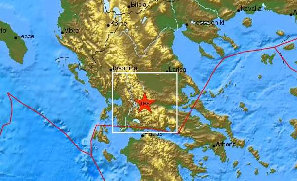 Σεισμική δόνηση 3,7 ρίχτερ στο Καρπενήσι