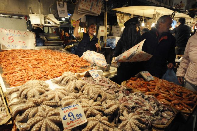 Για τα ψώνια της τελευταίας στιγμής στη Βαρβάκειο