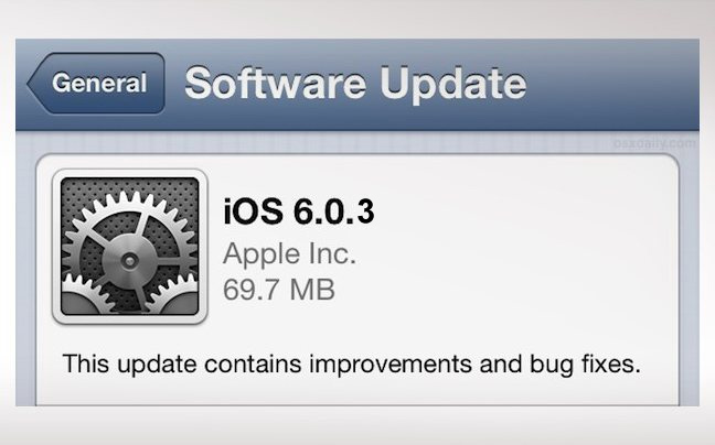Κυκλοφόρησε η έκδοση 6.1.3 του iOS