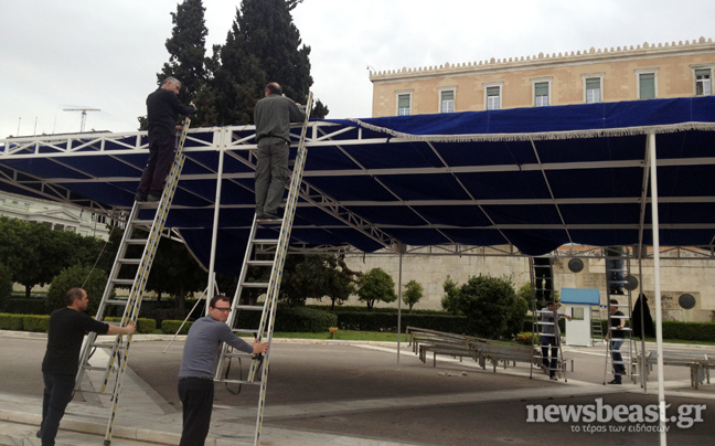 Οι προετοιμασίες για την παρέλαση της 25ης Μαρτίου