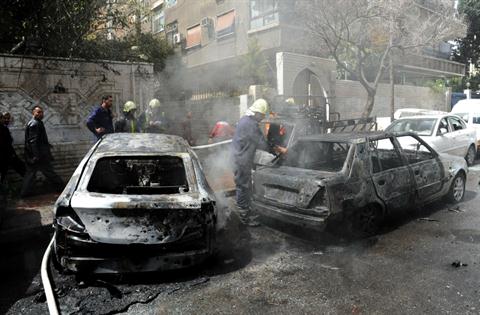 Αιματηρή επίθεση αυτοκτονίας στη Δαμασκό
