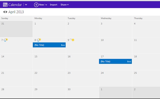 Η Microsoft αναβαθμίζει το ημερολόγιο για το Outlook.com