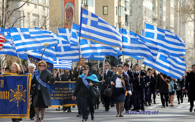 Μεγαλειώδης η παρέλαση των Ελλήνων στη Νέα Υόρκη