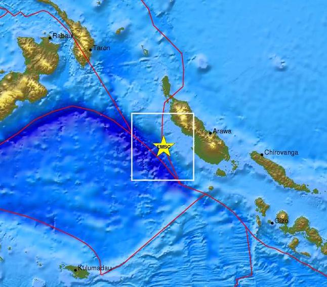 Σεισμός 6,7 Ρίχτερ στην Παπούα Νέα Γουινέα