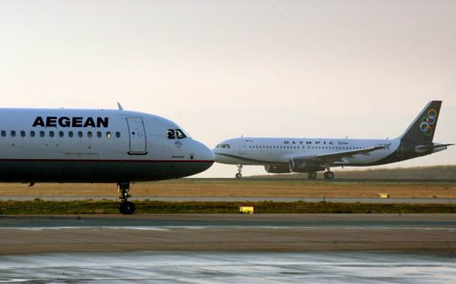 Ακυρώσεις πτήσεων από Aegean και η Olympic Air