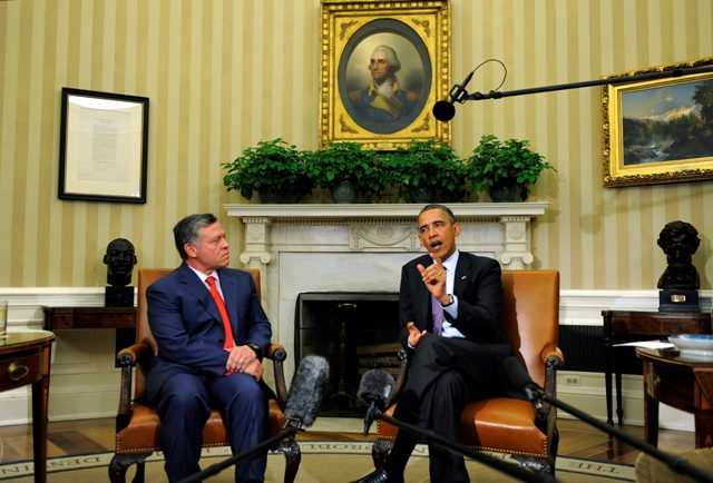 Συνάντηση Ομπάμα με το βασιλιά της Ιορδανίας