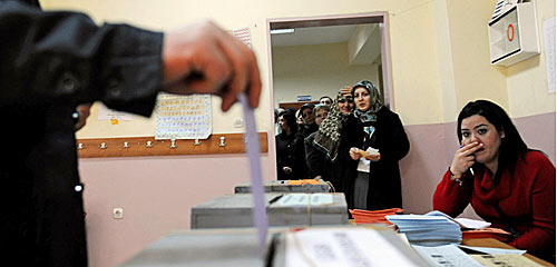 Εικόνα ήττας για το κυβερνών κόμμα Ερντογάν δίνουν τοπικές εκλογές