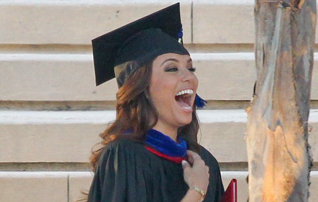 Κάτοχος μεταπτυχιακού η Eva Longoria