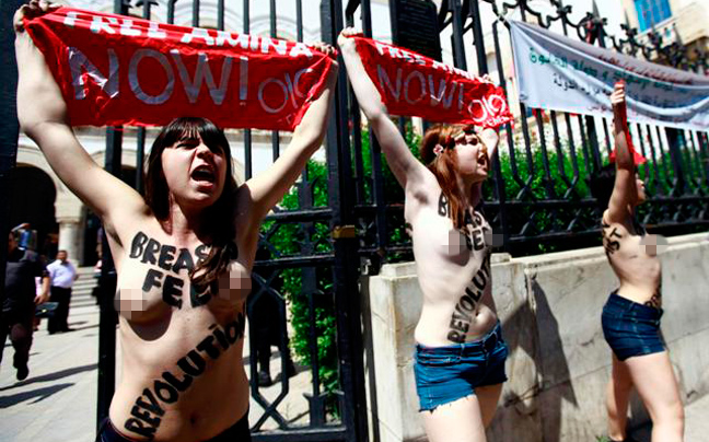 «Μέρκελ, ελευθέρωσε τις Femen»