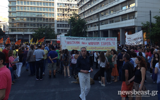 Κλειστοί δρόμοι γύρω από την πλατεία Συντάγματος