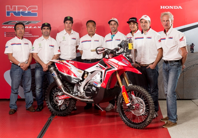 Η ομάδα της Honda-HRC για το Dakar Rally 2014