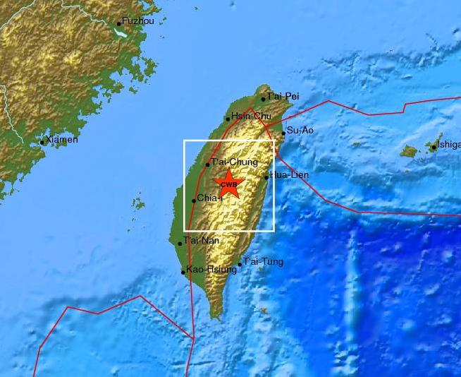 Σεισμός 6,6 Ρίχτερ στην Ταιβάν