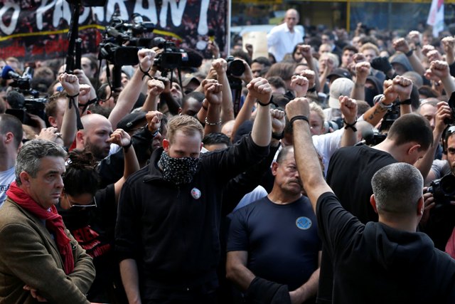 Διαδήλωση για τη δολοφονία του φοιτητή στο Παρίσι