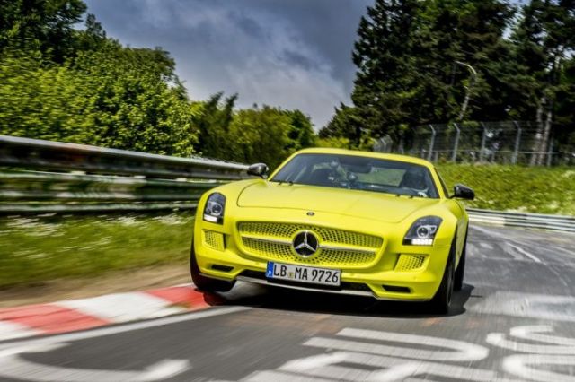 Ρεκόρ της ηλεκτρικής Mercedes SLS AMG στο Nurburgring