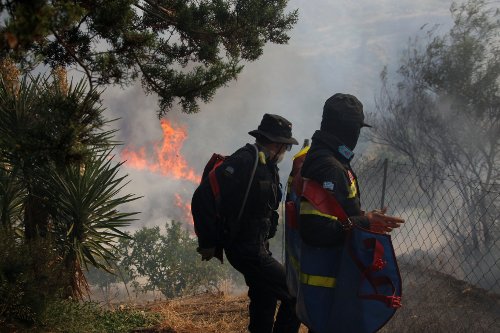 Πυρκαγιά σε εξέλιξη στο Ηράκλειο