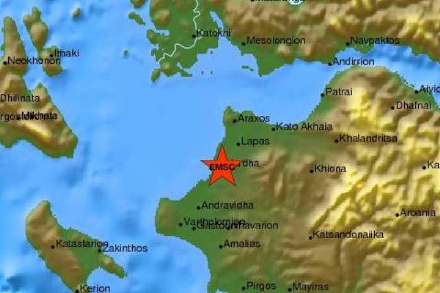Σεισμός 4,2 Ρίχτερ στην Ηλεία