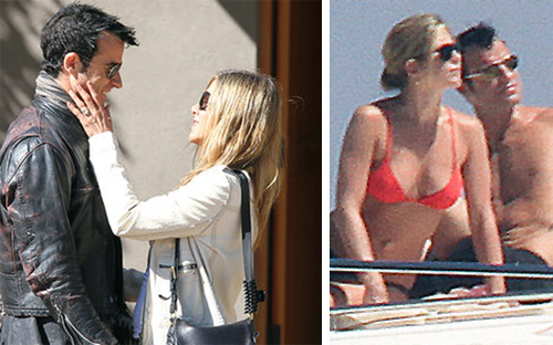 Ερωτευμένοι κι ευτυχισμένοι Aniston-Theroux