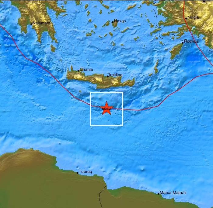 Συνεχίζεται η μετασεισμική δραστηριότητα στην Κρήτη