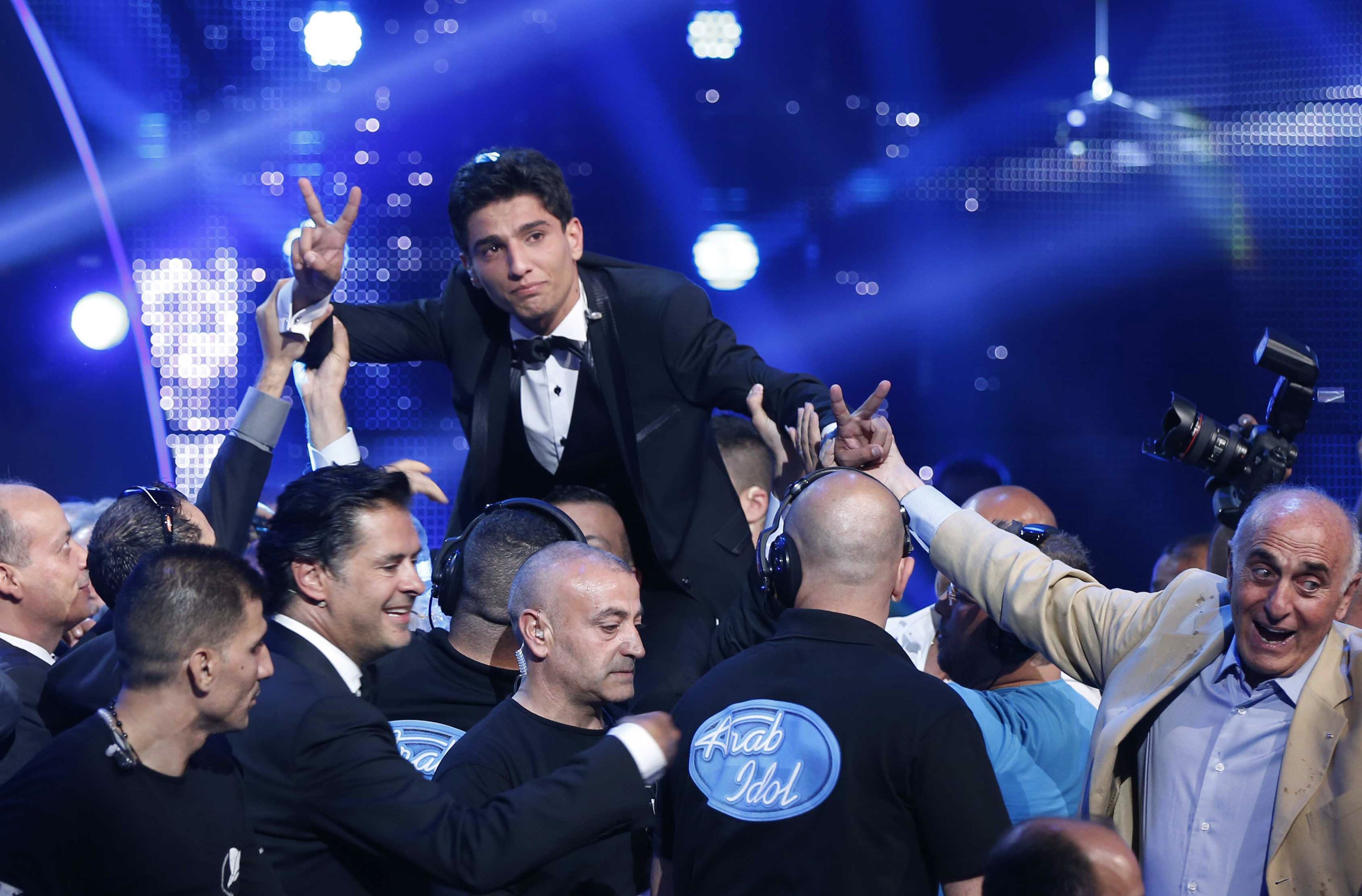Τη νίκη τους στο «Arab Idol» πανηγύρισαν Παλαιστίνιοι
