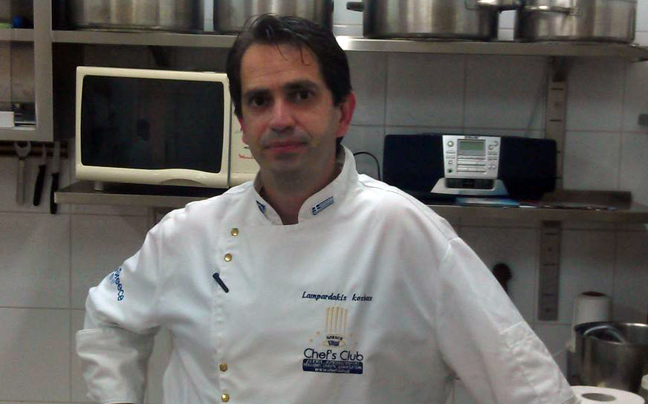 Ο chef Κωνσταντίνος Λαμπαρδάκης