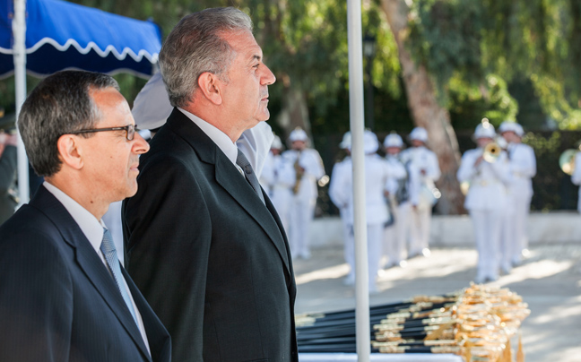 Ο Αβραμόπουλος στην κηδεία Μαντέλα