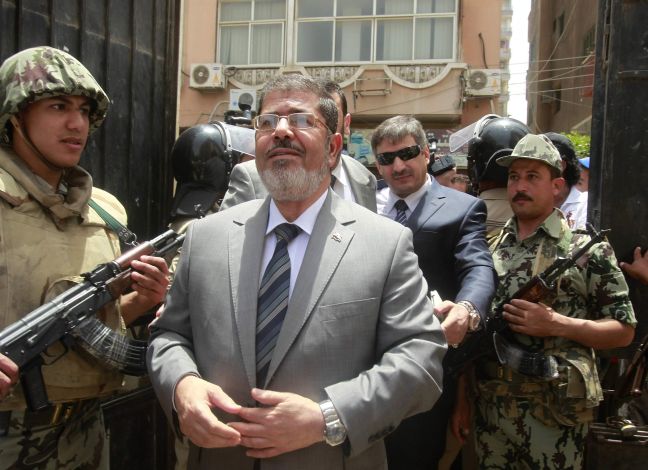 Επανεμφάνιση Μόρσι μετά την πτώση του